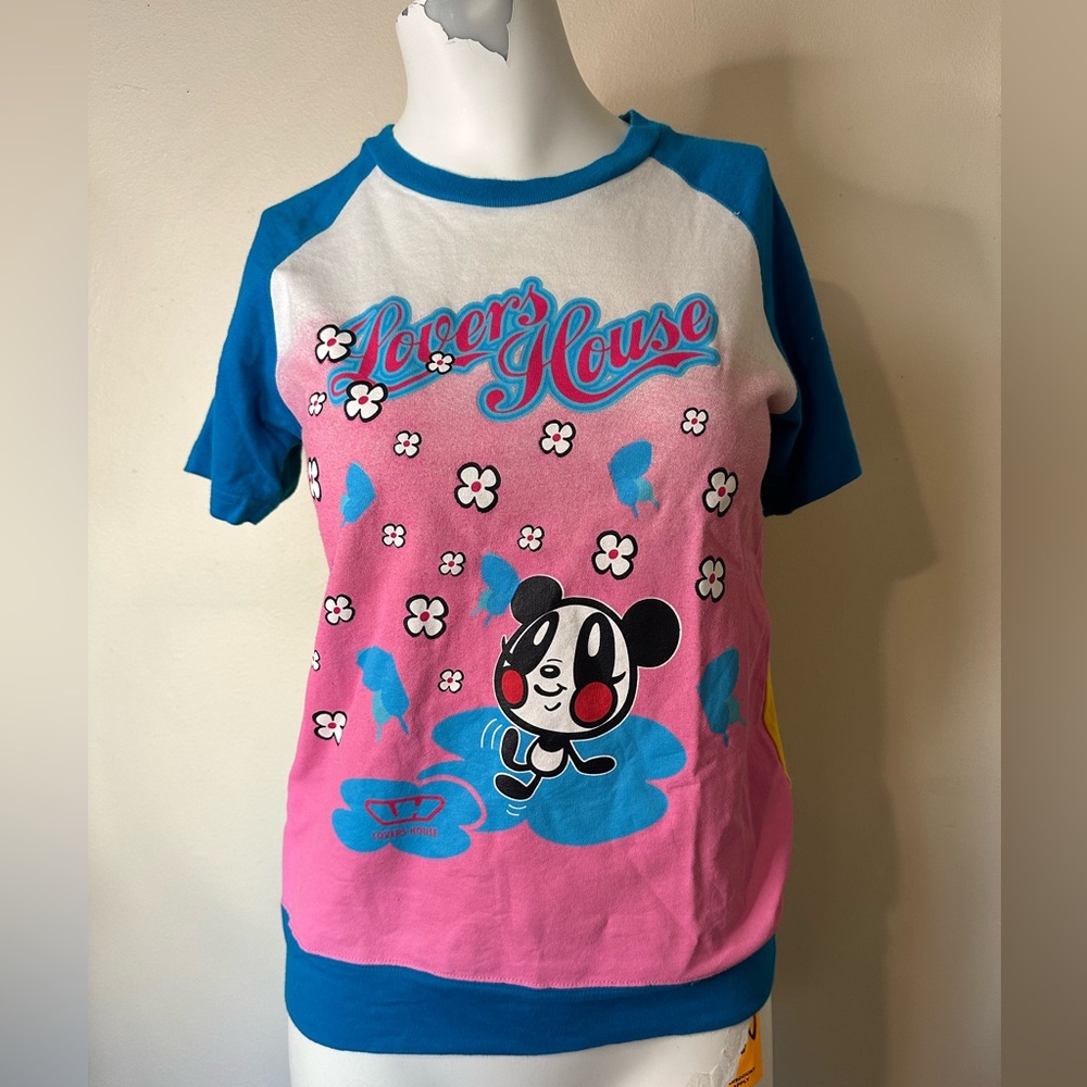 Superlovers Lovers House Rave 90’s Rave shirt Rare